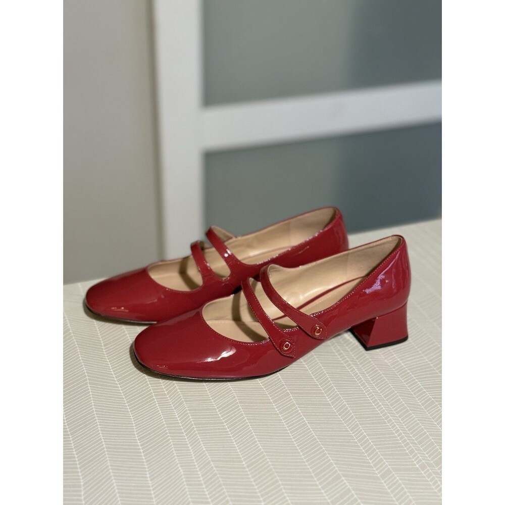 Coach Womens Angelina Mary Jane Size 10 Red